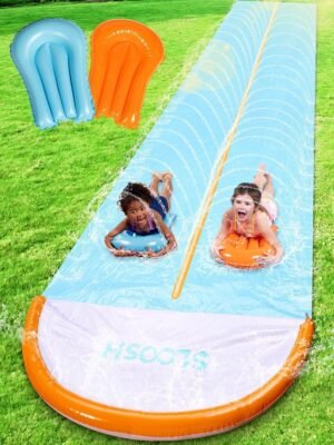 Double Lane Lawn Water Slide