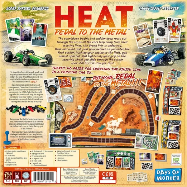 HEAT: Pedal to the Metal Board Game
