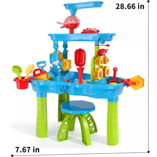 AquaCascade 3-Tier Sand & Water Play Table